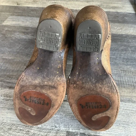 Corral Women's Aztec Embroidered Cowgirl Boot Snip Toe C2872 Lady's Size 10M - Picture 12 of 16